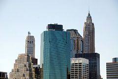 23 New York Financial District 120 Wall St, 20 Exchange Place, Maiden Lane Tower, 60 Wall St, American International Building From Brooklyn Heights